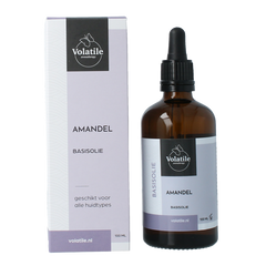 Volatile Amandel basisolie glazen fles 100 Milliliter