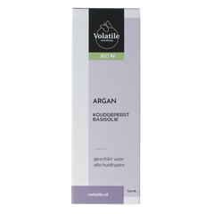 Volatile Argan koudgeperst basisolie bio glazen fles 100.00 Milliliter