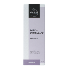 Volatile Rozenbottelzaad basisolie glazen fles 100.00 Milliliter