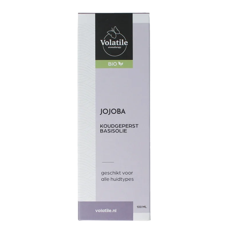 Volatile Jojoba koudgeperst basisolie bio glazen fles 100 Milliliter
