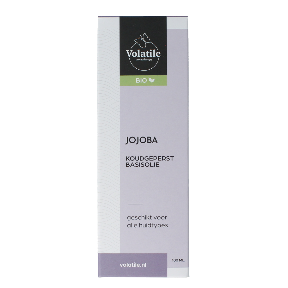Volatile Jojoba koudgeperst basisolie bio glazen fles 100.00 Milliliter