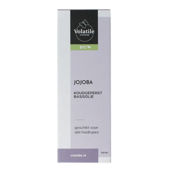 Volatile Jojoba koudgeperst basisolie bio glazen fles 100 Milliliter