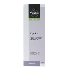 Volatile Jojoba koudgeperst basisolie bio glazen fles 100.00 Milliliter