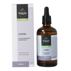 Volatile Jojoba koudgeperst basisolie bio glazen fles 100 Milliliter