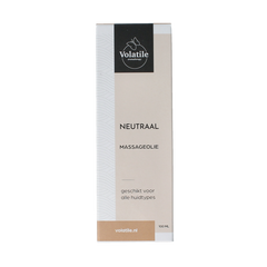 Volatile Massageolie neutral glas met pomp 100.00 Milliliter