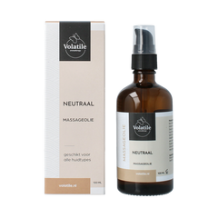 Volatile Massageolie neutral glas met pomp 100 Milliliter