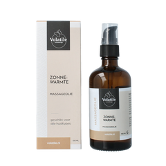 Volatile Massageolie zonnewarmte glas met pomp 100 Milliliter