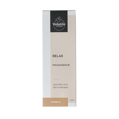 Volatile Massageolie relax glas met pomp 100.00 Milliliter