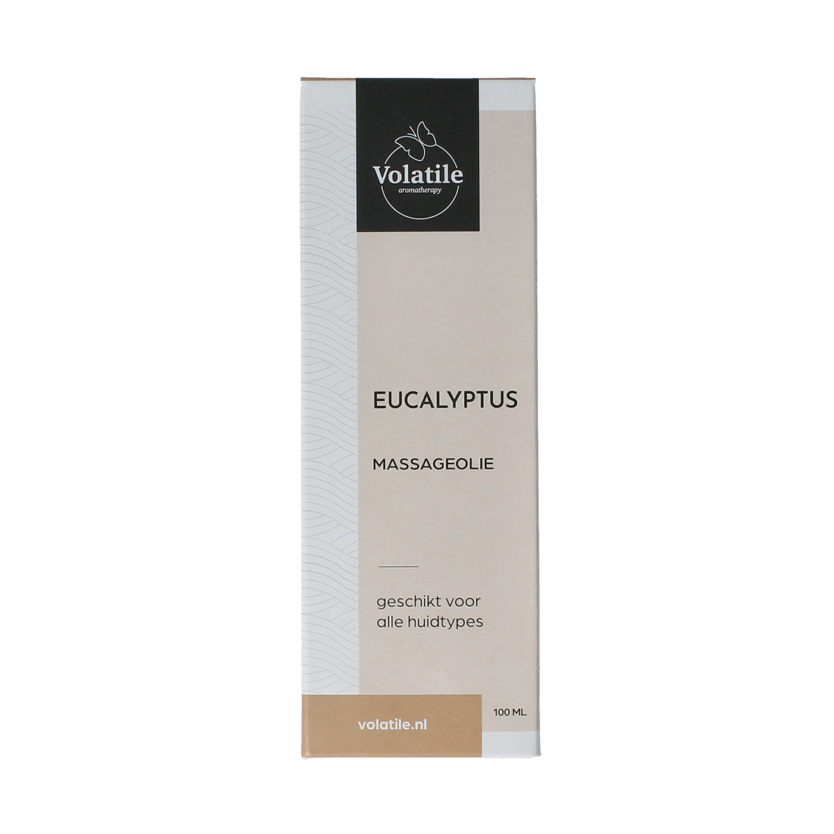 Volatile Massageolie eucalyptus glas met pomp 100.00 Milliliter