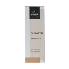 Volatile Massageolie eucalyptus glas met pomp 100.00 Milliliter