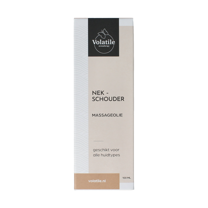 Volatile Massageolie nek/schouder glas met pomp 100.00 Milliliter