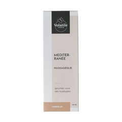 Volatile Massageolie mediterranee glas met pomp 100 Milliliter
