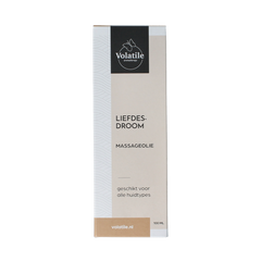 Volatile Massageolie liefdesdroom glas met pomp 100.00 Milliliter