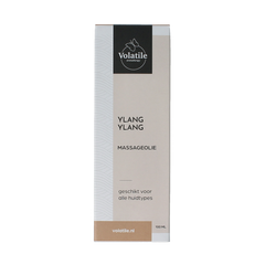 Volatile Massageolie ylang ylang glas met pomp 100 Milliliter