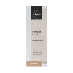 Volatile Massageolie perfect love glas met pomp 100 Milliliter