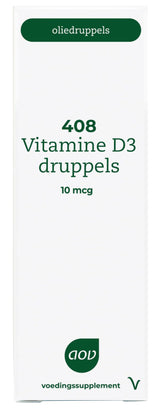 AOV 408 Vitamine D3 druppels 10mcg 25 Milliliter