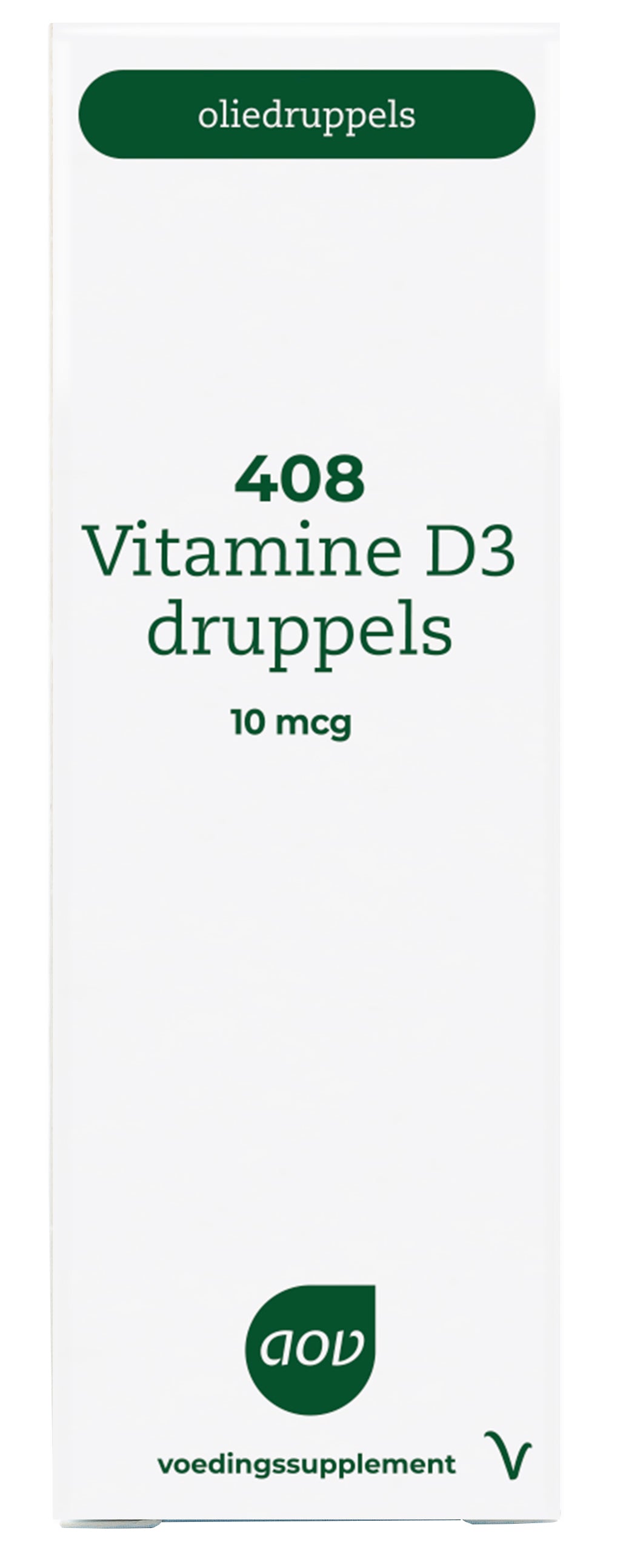 AOV 408 Vitamine D3 druppels 10mcg 25.00 Milliliter