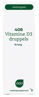 AOV 408 Vitamine D3 druppels 10mcg 25.00 Milliliter