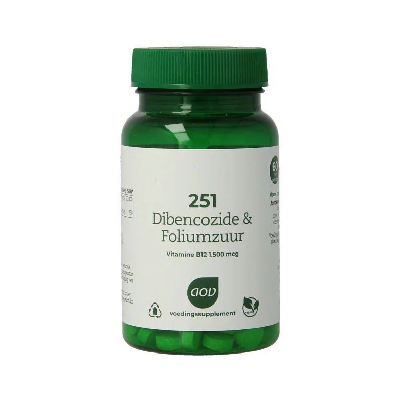 AOV 251 Dibencozide & foliumzuur 60 Zuigtabletten