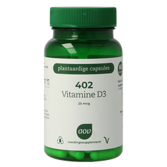 AOV 402 Vitamine D3 25mcg 60 Vegetarische capsules