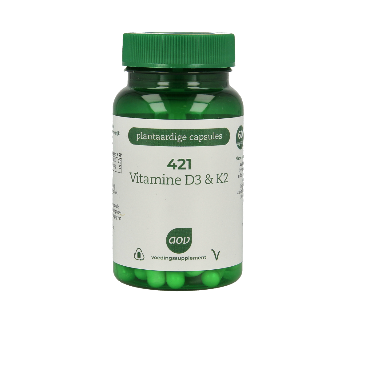AOV 421 Vitamine D3 & K2 60.00 Vegetarische capsules