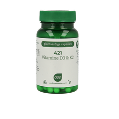 AOV 421 Vitamine D3 & K2 60 Vegetarische capsules