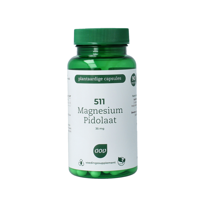 AOV 511 Magnesium pidolaat 90 Vegetarische capsules