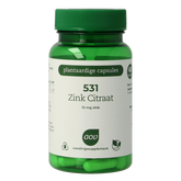 AOV 531 Zink citraat 15mg 60 Vegetarische capsules