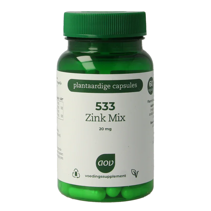 AOV 533 Zink mix 60 Vegetarische capsules