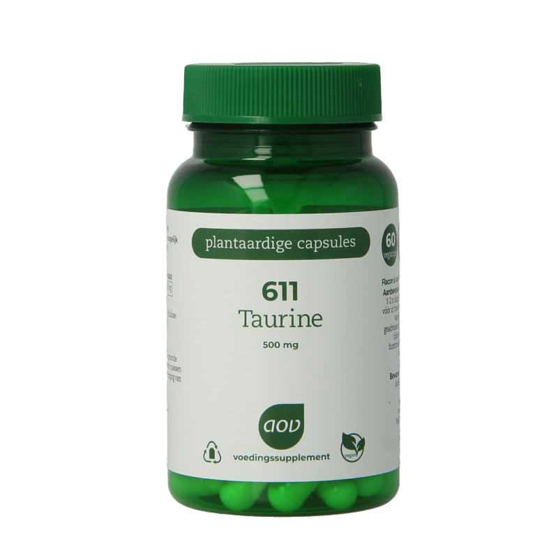AOV 611 Taurine 500mg 60.00 Vegetarische capsules