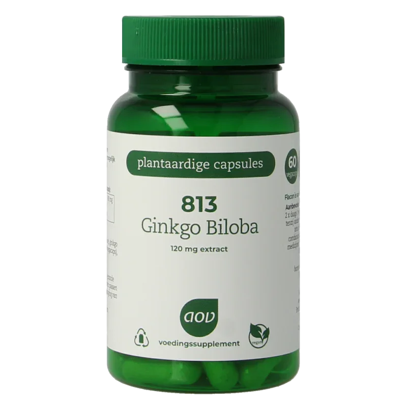 AOV 813 Ginkgo biloba extract 60 Vegetarische capsules
