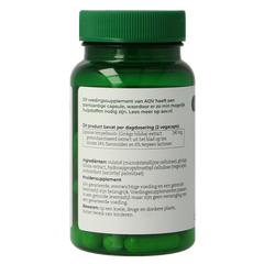 AOV 813 Ginkgo biloba extract 60.00 Vegetarische capsules