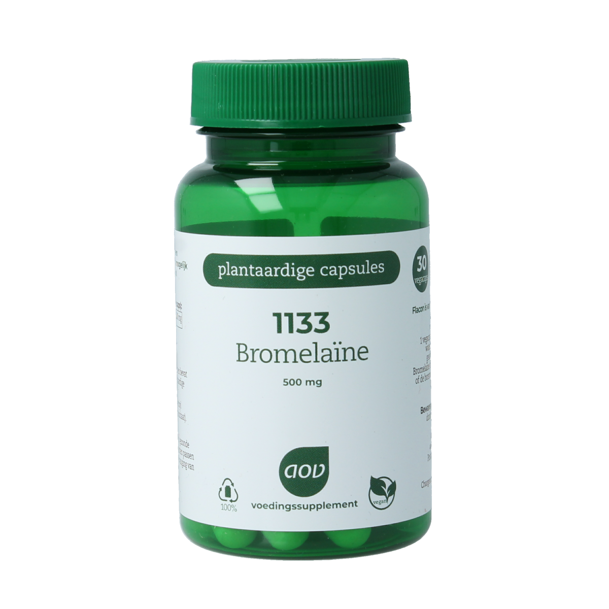 AOV 1133 Bromelaine 30.00 Vegetarische capsules