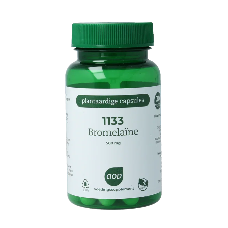 AOV 1133 Bromelaine 30 Vegetarische capsules