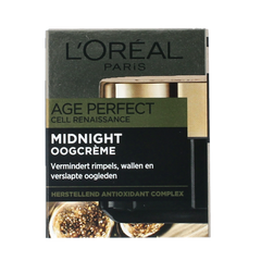 L'Oreal Paris Age perfect midnight eyecream 15.00 Milliliter