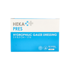 Hekapres Gaaskompres hydrofiel 5 x 8.5 100 Stuks