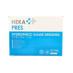 Hekapres Gaaskompres hydrofiel 5 x 8.5 100 Stuks