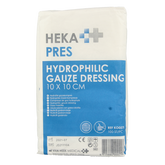Hekapres Hydrofiele gaaskompres 10 x 10cm 100.00 Stuks