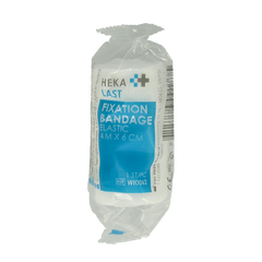 Hekalast Elastisch windsel 4m x 6cm 1 Stuks