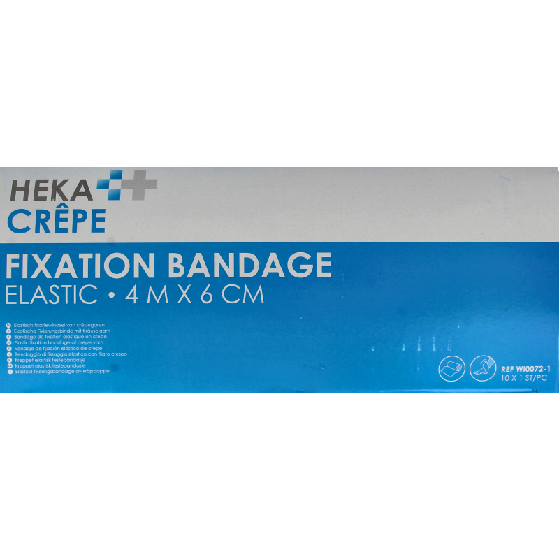 Heka Crepe windsel 4m x 6 cm 10 Stuks