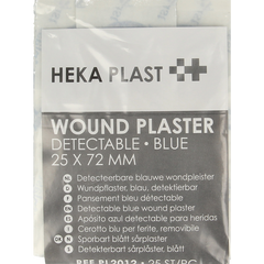 Heka Pleisters blauw 72 x 25mm 25.00 Stuks