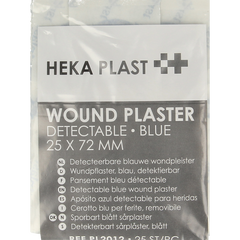 Heka Pleisters blauw 72 x 25mm 25.00 Stuks