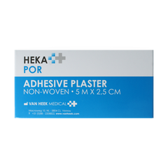 Hekapor Hechtpleister non-woven ring 5 x 2.5cm 12.00 Stuks