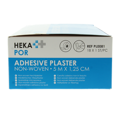 Hekapor Non-woven hechtpleister ring 5 x 1.25 18 Stuks