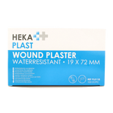 Hekaplast Pleister water resistent 19 x 72 100 Stuks
