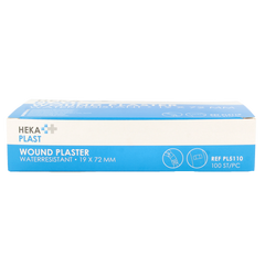 Hekaplast Pleister water resistent 19 x 72 100 Stuks