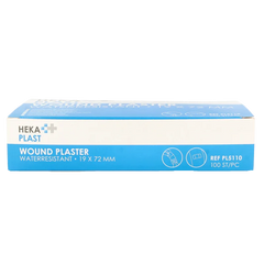 Hekaplast Pleister water resistent 19 x 72 100 Stuks