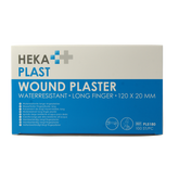 Hekaplast Vingerpleister water resistent 120 x 20 100.00 Stuks