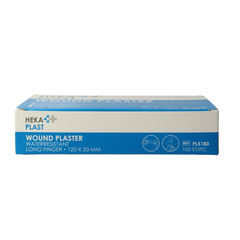 Hekaplast Vingerpleister water resistent 120 x 20 100 Stuks