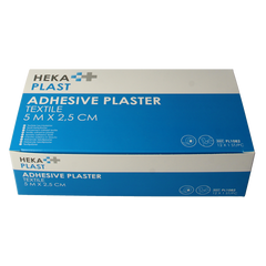 Hekaplast Hechtpleister textiel 5 x 2.5cm 12 Stuks